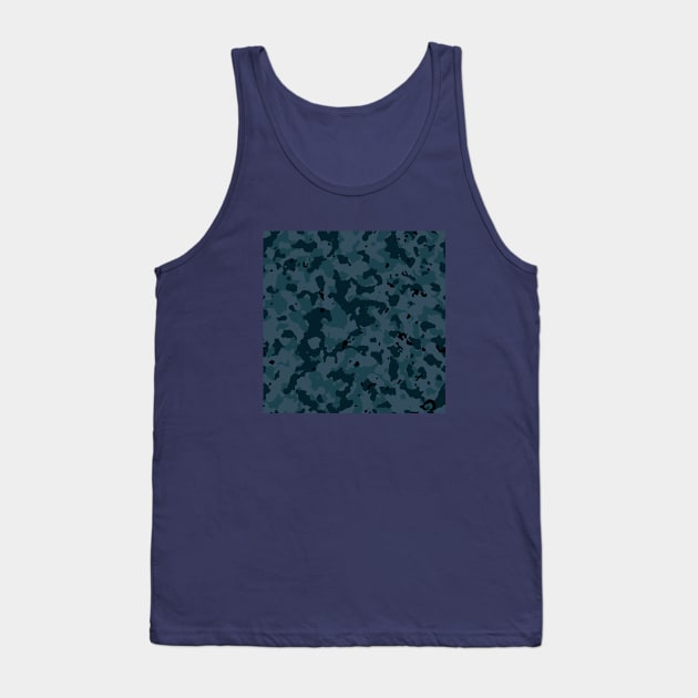 Abstract dark camo Tank Top by Bottums